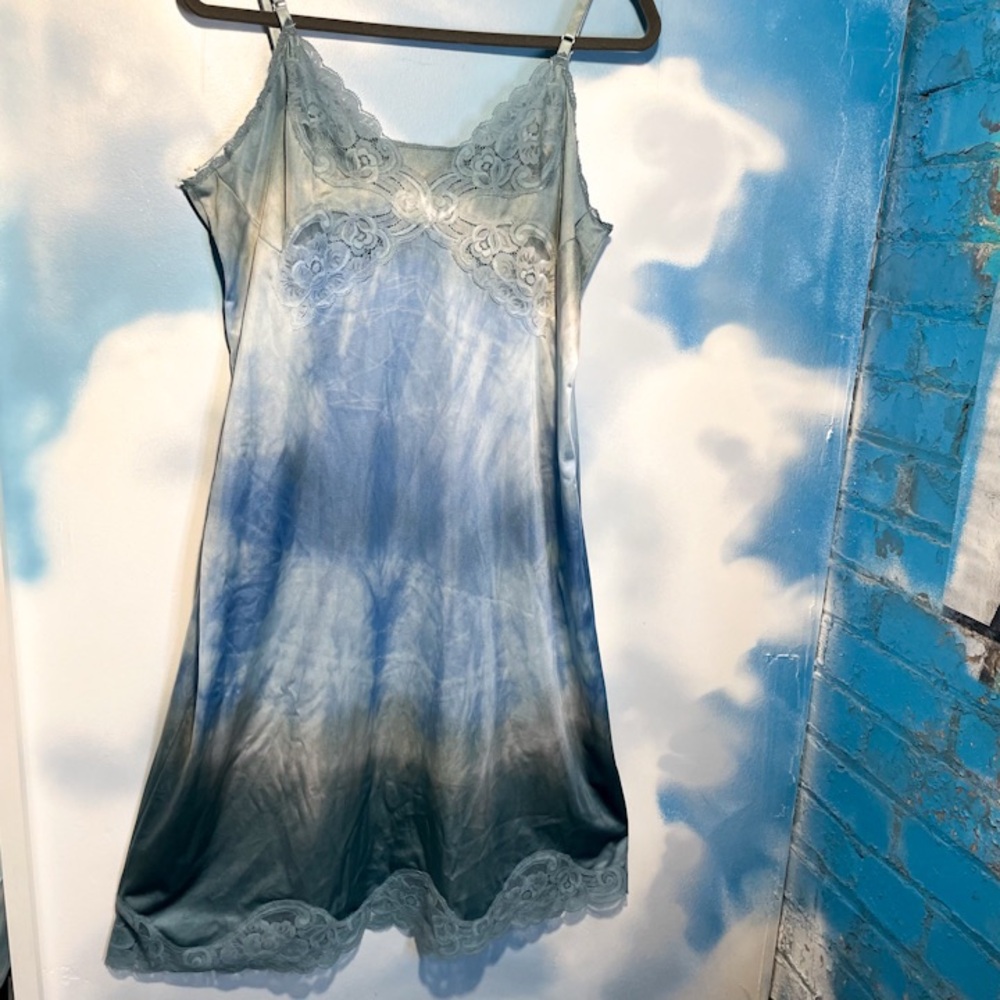 Tie dyed vintage slip dress